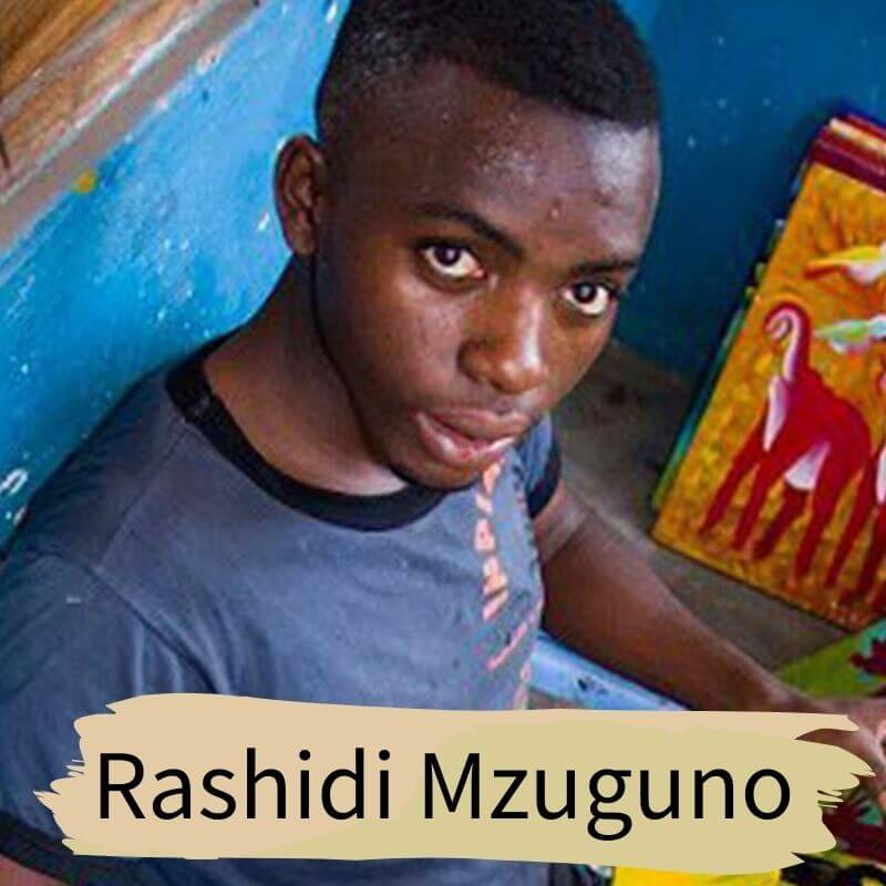 坦尚尼亞畫家 Rashidi Mzuguno